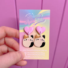 Load image into Gallery viewer, Cat squish stud earrings