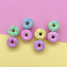 Load image into Gallery viewer, Donut polymer clay hair clips