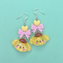 Load image into Gallery viewer, Cute Sanrio resin charm earrings