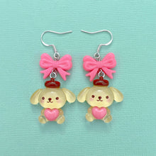 Load image into Gallery viewer, Pom Pom Purin resin charm earrings